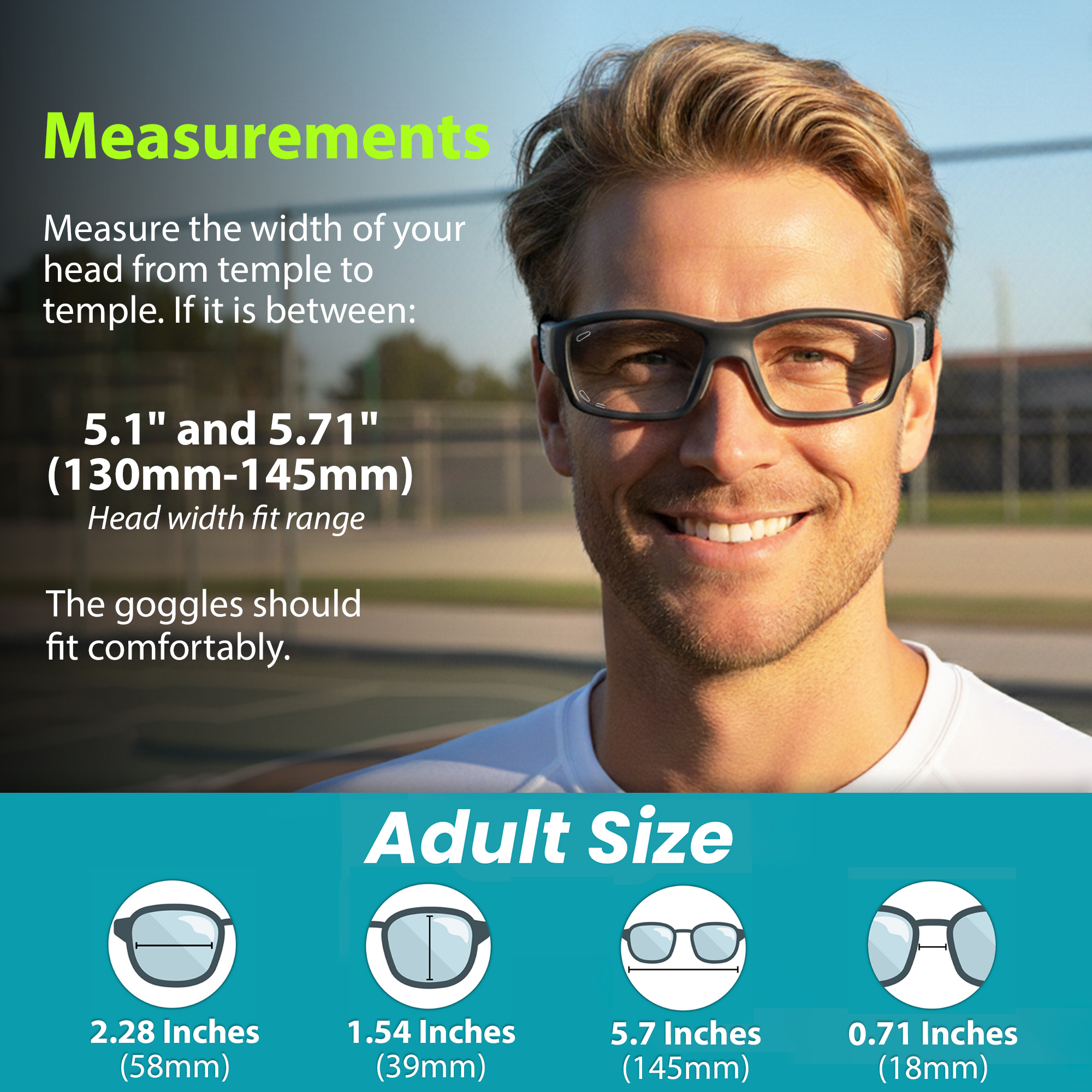 1026 משקפי מגן לספורט – תמונה 4